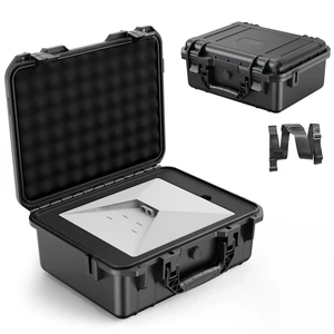 Starlink Mini Case, IP67 Waterproof Hard Case Precision Cut Foam For Starlink Mini, Kickstand, Pipe Adapter, Power Supply, Cables, Portable Protective Carrying Case for Outdoor Camping, RV & Travel Starlink Mini Case, IP67 Waterproof Hard Case Precision Cut Foam For Starlink Mini, Kickstand, Pipe Adapter, Power Supply, Cables, Portable Protective Carrying Case for Outdoor Camping, RV & Travel