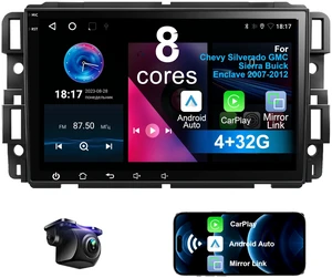 8 Core 4G+32G Android 14 Car Radio Stereo for Chevy Silverado 2007-2012 8 Core 4G+32G Android 14 Car Radio Stereo for Chevy Silverado 2007-2012