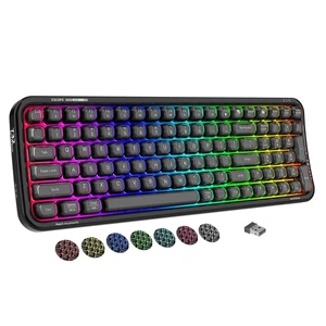 Wireless RGB Gaming Keyboard,Light Up Backlit Keyboard with Transparent Key Wireless RGB Gaming Keyboard,Light Up Backlit Keyboard with Transparent Key