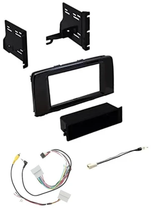 Double or Single Din Gloss Black Car Stereo Install Dash Kit, Wire Harness, and AM/FM Radio Reception Antenna Adapter Combo -Made for 2017-2022 Honda CR-V CRV -LX Trim Only Double or Single Din Gloss Black Car Stereo Install Dash Kit, Wire Harness, and AM/FM Radio Reception Antenna Adapter Combo -Made for 2017-2022 Honda CR-V CRV -LX Trim Only