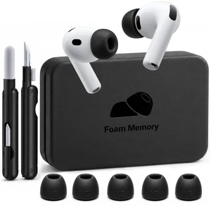 Tecolu Memory Foam Replacement Ear Tips for AirPods Pro 3 (XS-White) Tecolu Memory Foam Replacement Ear Tips for AirPods Pro 3 (XS-White)
