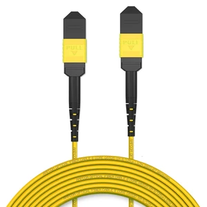AMPCOM MPO to MPO Trunk Cable 9/125m Singlemode OS1/OS2(8 Fiber, MPO to MPO Female, Type B, LSZH/Riser, UPC, Yellow) 5m (16ft) AMPCOM MPO to MPO Trunk Cable 9/125m Singlemode OS1/OS2(8 Fiber, MPO to MPO Female, Type B, LSZH/Riser, UPC, Yellow) 5m (16ft)