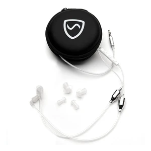 SYB Shield Your Body Air Tube Headset, Stereo Earbuds with Microphone and Case, Wired Anti Radiation Headphones, Built-in Controls, Works on Any Device with A Standard 3.5mm Audio Jack, White SYB Shield Your Body Air Tube Headset, Stereo Earbuds with Microphone and Case, Wired Anti Radiation Headphones, Built-in Controls, Works on Any Device with A Standard 3.5mm Audio Jack, White