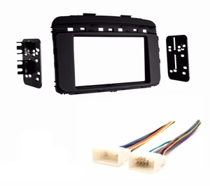 Double Din Car Stereo Radio Install Dash Kit + Wire Harness -No Factory Nav Vehicles, No Factory 7" Touchscreen Vehicles, No Factory External Amp Vehicles: Made for 2016 2017 2018 Kia Sorento Double Din Car Stereo Radio Install Dash Kit + Wire Harness -No Factory Nav Vehicles, No Factory 7" Touchscreen Vehicles, No Factory External Amp Vehicles: Made for 2016 2017 2018 Kia Sorento