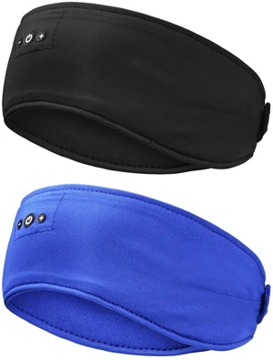 ASIILOVI 2-Pack Sleep Headphones Headband with Adjustable Hook and Loop, Bluetooth Headband Headphones for Sleeping Workout Running Yoga Gift ASIILOVI 2-Pack Sleep Headphones Headband with Adjustable Hook and Loop, Bluetooth Headband Headphones for Sleeping Workout Running Yoga Gift