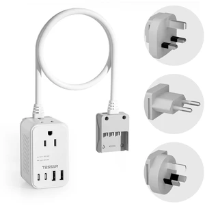 TESSAN 220 to 110 Voltage Converter US to Europe, International Adapter TESSAN 220 to 110 Voltage Converter US to Europe, International Adapter