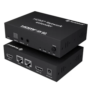 MICROFUTURE 4K HDMI Extender 10-Unit Cascade ^^ Single CAT6 70m Transmission ^^ Dual Mode TX/RX + Loop Out ^^ All-Metal IR Control MICROFUTURE 4K HDMI Extender 10-Unit Cascade ^^ Single CAT6 70m Transmission ^^ Dual Mode TX/RX + Loop Out ^^ All-Metal IR Control