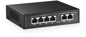 6 Port Mini PoE Switch with 4 PoE+, 2 Uplink, 10/100Mbps Ethernet, 65W 802.3af/at PoE, Fanless Metal Plug & Play PoE+ YuLinca Network Switch 6 Port Mini PoE Switch with 4 PoE+, 2 Uplink, 10/100Mbps Ethernet, 65W 802.3af/at PoE, Fanless Metal Plug & Play PoE+ YuLinca Network Switch