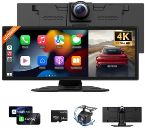 11.26'' Wireless Carplay & Android Auto Screen for Car with 4K Dash Cam 11.26'' Wireless Carplay & Android Auto Screen for Car with 4K Dash Cam