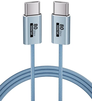 KMMXXCPMLight Blue,3FT USB C Cable 80Gbps Data Transfer Compatible with Thunderbolt 5/4/3,Slim Connector,Flexible USB-C 100W Fast Charging,16K/8K/4K Video for Monitor,MacBook,iPhone 17/16,Docking. KMMXXCPMLight Blue,3FT USB C Cable 80Gbps Data Transfer Compatible with Thunderbolt 5/4/3,Slim Connector,Flexible USB-C 100W Fast Charging,16K/8K/4K Video for Monitor,MacBook,iPhone 17/16,Docking.