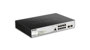 D-Link PoE Switch, 8 10 Port Managed Fast Ethernet w/ 2 Gigabit SFP Ports Metro Layer 2 Management (DGS-1210-10P/ME) D-Link PoE Switch, 8 10 Port Managed Fast Ethernet w/ 2 Gigabit SFP Ports Metro Layer 2 Management (DGS-1210-10P/ME)