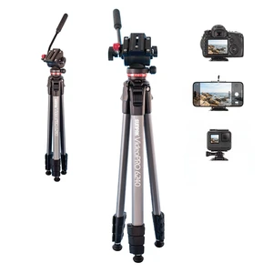 Sunpak VideoPRO 62" Aluminum Camera Tripod with Phone Mounts & Carry Bag Sunpak VideoPRO 62" Aluminum Camera Tripod with Phone Mounts & Carry Bag