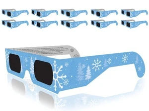 Christmas 3D Glasses - Holiday Specs Turns Lights into Snowflakes - 10 Pack Christmas 3D Glasses - Holiday Specs Turns Lights into Snowflakes - 10 Pack