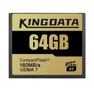 KINGDATA 64GB CF Card 160MB/s UDMA7 CompactFlash for 4K Video & DSLR KINGDATA 64GB CF Card 160MB/s UDMA7 CompactFlash for 4K Video & DSLR