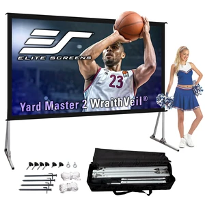 Elite Screens 100-inch Wraith Veil DUAL, 16:9, 0.8 Gain, 150 Viewing Angle, Front & Rear Projection Screen, Yardmaster 2 OMS100H2-Dual Elite Screens 100-inch Wraith Veil DUAL, 16:9, 0.8 Gain, 150 Viewing Angle, Front & Rear Projection Screen, Yardmaster 2 OMS100H2-Dual