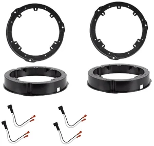 2 Pair 6"/6.5"/6.75" Front and Rear Car Stereo Door Speaker Install Bracket Mount Plates + Speaker Wire Harness -Made for 2007-2017 Chevrolet Equinox, Made for 2010-2017 GMC Terrain 2 Pair 6"/6.5"/6.75" Front and Rear Car Stereo Door Speaker Install Bracket Mount Plates + Speaker Wire Harness -Made for 2007-2017 Chevrolet Equinox, Made for 2010-2017 GMC Terrain