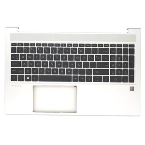 Jxjslp Replacement Upper Case Palmrest for HP Probook 450 455 G8 Series Laptop Top Cover Backlit Keyboard Assembly M21742-001 Silver Jxjslp Replacement Upper Case Palmrest for HP Probook 450 455 G8 Series Laptop Top Cover Backlit Keyboard Assembly M21742-001 Silver