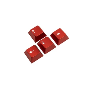 ELECFOX Custom Red Metal Keycaps for Gaming Keyboard Direction ELECFOX Custom Red Metal Keycaps for Gaming Keyboard Direction