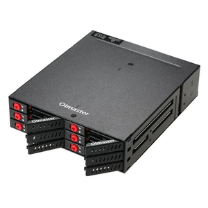 6 Bays Mobile Backplane, 2.5 Inch HDD SSD Hard Drive Hot Swap Rack, with Cooling Fan Key Lock 6Gbps Transmission for PC 5.25 Drive Bay Data Storage Enthusiasts 6 Bays Mobile Backplane, 2.5 Inch HDD SSD Hard Drive Hot Swap Rack, with Cooling Fan Key Lock 6Gbps Transmission for PC 5.25 Drive Bay Data Storage Enthusiasts