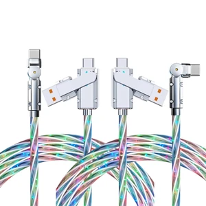 LED Light Up USB C Charging Cable 2Pack 6.6ft Rotating USB C to USB C Cable LED Light Up USB C Charging Cable 2Pack 6.6ft Rotating USB C to USB C Cable