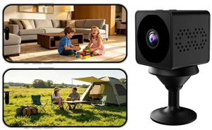 UCOCARE No WiFi Security Camera, 4K Mini Spy Camera, Works with or Without WiFi, Wireless Indoor Outdoor Small Cameras with Night Vision, Motion Detection, Multiple Mounts, Hidden Camera for Ho UCOCARE No WiFi Security Camera, 4K Mini Spy Camera, Works with or Without WiFi, Wireless Indoor Outdoor Small Cameras with Night Vision, Motion Detection, Multiple Mounts, Hidden Camera for Ho