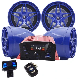 XYC 12V Motorcycle Waterproof FM USB 4 Channel 3 Inch UTV ATV Bluetooth Amplifier Sound System Audio Stereo Hand-Free Speakers Audio XYC 12V Motorcycle Waterproof FM USB 4 Channel 3 Inch UTV ATV Bluetooth Amplifier Sound System Audio Stereo Hand-Free Speakers Audio