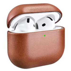 ICARER AirPods 5 Leather Case, AirPod 4 Leather Vintage Cover (Brown) ICARER AirPods 5 Leather Case, AirPod 4 Leather Vintage Cover (Brown)