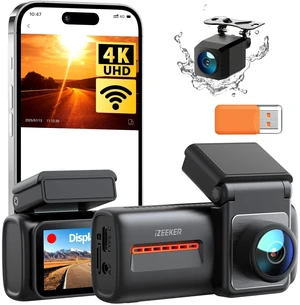 iZEEKER 4K Dash Cam Front and Rear, 4K+1080P Wireless Dash Camera for Cars iZEEKER 4K Dash Cam Front and Rear, 4K+1080P Wireless Dash Camera for Cars