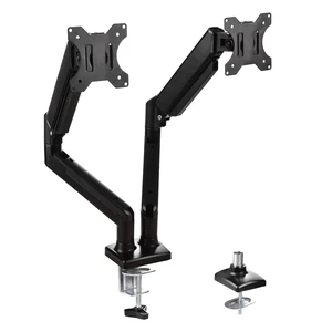 Dual Balanced Monitor Arms ^^ Effortless Adjustment ^^ Internal Spring Mechanism ^^ Outstanding Flexibility ^^ 180 Degree Rotation ^^ Two Monitors ^^ Fit Screen Size 17" - 32" ^^ Computer Display Arm Dual Balanced Monitor Arms ^^ Effortless Adjustment ^^ Internal Spring Mechanism ^^ Outstanding Flexibility ^^ 180 Degree Rotation ^^ Two Monitors ^^ Fit Screen Size 17" - 32" ^^ Computer Display Arm