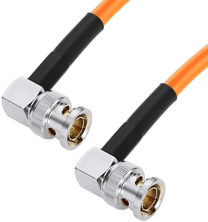 ZBLZGP 12G HD SDI 75 Ohm Video Coaxial Cable Neutrik Right Angle BNC to Right Angle BNC Male for 4K Video Camera (Orange, 1M) ZBLZGP 12G HD SDI 75 Ohm Video Coaxial Cable Neutrik Right Angle BNC to Right Angle BNC Male for 4K Video Camera (Orange, 1M)