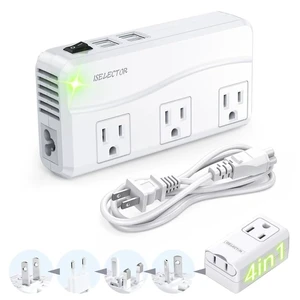 Voltage Converter 220V to 110V,Travel Converter Suitable for UK/AU/US/EU Voltage Converter 220V to 110V,Travel Converter Suitable for UK/AU/US/EU