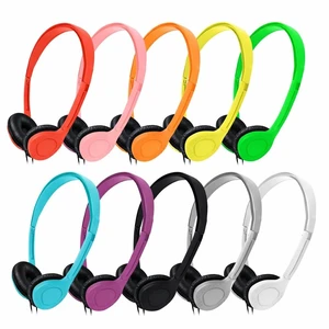 Maeline Classroom Headphones Bulk 100 Pack Wired On-Ear Headsets with Leather Cushions & 3.5mm Jack, Adjustable School Headphones for Students, Libraries, Testing Centers, Offices & Travel Maeline Classroom Headphones Bulk 100 Pack Wired On-Ear Headsets with Leather Cushions & 3.5mm Jack, Adjustable School Headphones for Students, Libraries, Testing Centers, Offices & Travel