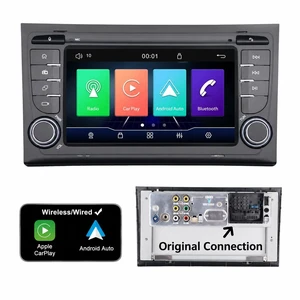 YZKONG OEM Plug & Play Linux Car Stereo for Audi A4 S4 RS4 2003-2012 ^^ Wireless CarPlay, Android Auto, Bluetooth, FM, AM, RDS, USB, HiFi 100W YZKONG OEM Plug & Play Linux Car Stereo for Audi A4 S4 RS4 2003-2012 ^^ Wireless CarPlay, Android Auto, Bluetooth, FM, AM, RDS, USB, HiFi 100W