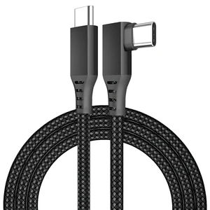 MMOBIEL VR Link Cable USB-C to USB-C, 16.4 ft (5m) Black Nylon Braided, 90 Type-C Connector 5Gbps Data Transfer & 60W Charging Compatible with Meta Quest 3S/3/2/Pro, Pico 4 Ultra/4, PC & SteamVR MMOBIEL VR Link Cable USB-C to USB-C, 16.4 ft (5m) Black Nylon Braided, 90 Type-C Connector 5Gbps Data Transfer & 60W Charging Compatible with Meta Quest 3S/3/2/Pro, Pico 4 Ultra/4, PC & SteamVR