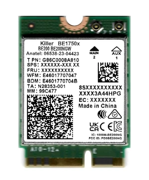 HighZer0 Electronics BE1750x Killer Series Upgraded BE200 WiFi 7 Card ^^ Gaming WiFi Adapter ^^ M.2 PCIe WiFi Card 5.8 Gbps 320MHz 4K QAM ^^ Supports Bluetooth 5.4 & Intel PC with Windows 10/11 HighZer0 Electronics BE1750x Killer Series Upgraded BE200 WiFi 7 Card ^^ Gaming WiFi Adapter ^^ M.2 PCIe WiFi Card 5.8 Gbps 320MHz 4K QAM ^^ Supports Bluetooth 5.4 & Intel PC with Windows 10/11