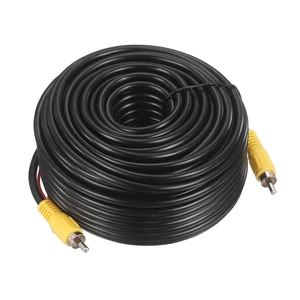 MECCANIXITY Backup Camera RCA Video Cable 65.6FT/20M Copper Core Audio Cord MECCANIXITY Backup Camera RCA Video Cable 65.6FT/20M Copper Core Audio Cord