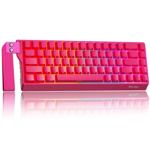 BlueFinger 60% Wireless Mechanical Gaming Keyboard, Bluetooth/2.4GHz/USB-C Hot Swappable RGB Backlit Keyboard with Side-Printed PBT Keycaps, 60 Percent Compact Keyboard for Mac PC PS5 Xbox, Pin BlueFinger 60% Wireless Mechanical Gaming Keyboard, Bluetooth/2.4GHz/USB-C Hot Swappable RGB Backlit Keyboard with Side-Printed PBT Keycaps, 60 Percent Compact Keyboard for Mac PC PS5 Xbox, Pin