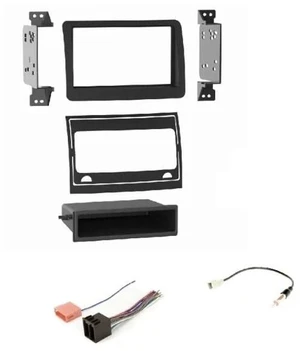 Double or Single Din Car Stereo Install Dash Kit, Wire Harness and AM/FM Radio Reception Antenna Adapter Combo -Made for 2009-2012 Hyundai Elantra Touring Double or Single Din Car Stereo Install Dash Kit, Wire Harness and AM/FM Radio Reception Antenna Adapter Combo -Made for 2009-2012 Hyundai Elantra Touring