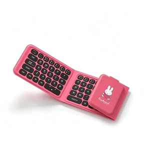 MIPOW x Miffy Triple Fold Bluetooth Keyboard with Dual Touchpad & Numeric Keypad, Bluetooth 5.0 Ultra Slim 5.6mm Travel Keyboard, Type-C Rechargeable, Connect 3 Devices for Windows, Mac, Android & iOS MIPOW x Miffy Triple Fold Bluetooth Keyboard with Dual Touchpad & Numeric Keypad, Bluetooth 5.0 Ultra Slim 5.6mm Travel Keyboard, Type-C Rechargeable, Connect 3 Devices for Windows, Mac, Android & iOS