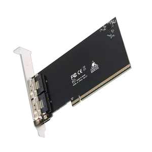 CY External Slimline Dual SFF-8654 8X 74Pin to Detachable PCIE 16X Express 3.0 PCIE4.0 Raid Card VROC Raid0 Hyper Adapter CY External Slimline Dual SFF-8654 8X 74Pin to Detachable PCIE 16X Express 3.0 PCIE4.0 Raid Card VROC Raid0 Hyper Adapter