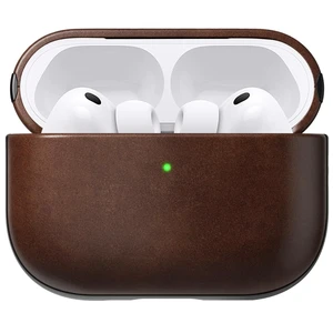 Nomad Airpods Pro 3 Case in Rustic Brown Horween Leather, AirPods Pro 3rd gen Case Cover, Compatible with AirPods Pro Case 3rd, Case Cover, Qi and MagSafe Charging Nomad Airpods Pro 3 Case in Rustic Brown Horween Leather, AirPods Pro 3rd gen Case Cover, Compatible with AirPods Pro Case 3rd, Case Cover, Qi and MagSafe Charging