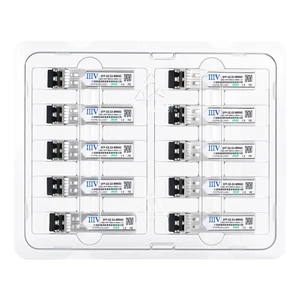 IIIV 1.25G SFP 1000Base-SX LC Multimode Transceiver, Optical Fiber Module, 850nm MMF, 550m, Compatible with Cisco GLC-SX-MMD, Ubiquiti UniFi UF-MM-1G, Meraki and More (10 Pack) IIIV 1.25G SFP 1000Base-SX LC Multimode Transceiver, Optical Fiber Module, 850nm MMF, 550m, Compatible with Cisco GLC-SX-MMD, Ubiquiti UniFi UF-MM-1G, Meraki and More (10 Pack)