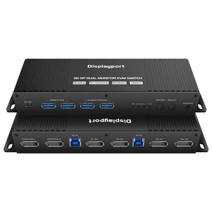 Displayport Kvm Switch 2 Monitors 2 Computers 4K 240Hz Hotkey Switching Dual Monitor kvm switches dp 2.1 1440p 144hz 165hz 240hz FreeSync G-SYNC Compatible with mac m1 pro Displayport Kvm Switch 2 Monitors 2 Computers 4K 240Hz Hotkey Switching Dual Monitor kvm switches dp 2.1 1440p 144hz 165hz 240hz FreeSync G-SYNC Compatible with mac m1 pro