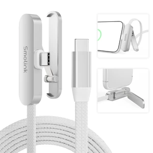 Smolink USB C to USB C Cable with Invisible Phone Stand, Right Angle, 10FT Smolink USB C to USB C Cable with Invisible Phone Stand, Right Angle, 10FT