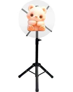 3D Hologram Fan Stand with Multi-Function Base, Fan Foldable Tripod Stand, Height 15.5 to 39 Inch for A Variety of Hologram Fans (Excluding Fan) 3D Hologram Fan Stand with Multi-Function Base, Fan Foldable Tripod Stand, Height 15.5 to 39 Inch for A Variety of Hologram Fans (Excluding Fan)