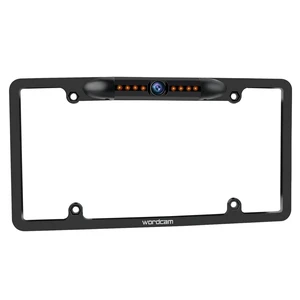 Wordcam License Plate Backup Camera, HD Front Rear View, Metal Frame Mount Wordcam License Plate Backup Camera, HD Front Rear View, Metal Frame Mount