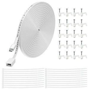 20FT USB C Extension Cable for Ring Solar Panel-Waterproof Long Extender 20FT USB C Extension Cable for Ring Solar Panel-Waterproof Long Extender