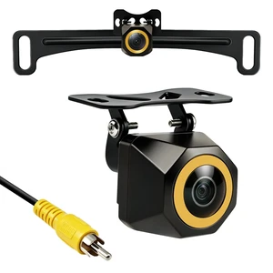Yallcs Backup Camera Metal Housing AHD 4k Night Vision: 170 Wide Angle Rearview Reverse Camera with License Plate Mount and Excellent IP68 Waterproof for Vehicle SUV RV Pickup Yallcs Backup Camera Metal Housing AHD 4k Night Vision: 170 Wide Angle Rearview Reverse Camera with License Plate Mount and Excellent IP68 Waterproof for Vehicle SUV RV Pickup