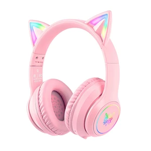 SIMGAL Bluetooth RGB Cat Ear Headphones, Foldable/Built-in Mic, A Pink SIMGAL Bluetooth RGB Cat Ear Headphones, Foldable/Built-in Mic, A Pink