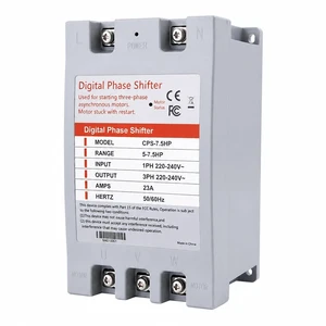 HoldwellS Digital Phase Converter - 7.5HP 23A 220V One to 3 Phase Converter HoldwellS Digital Phase Converter - 7.5HP 23A 220V One to 3 Phase Converter